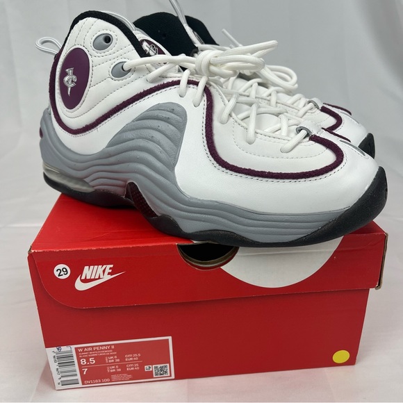 Nike Air Max Penny 2 Rosewood Women's Size 8.5 Mens 7 DV1163-100 Basketball - Picture 2 of 8